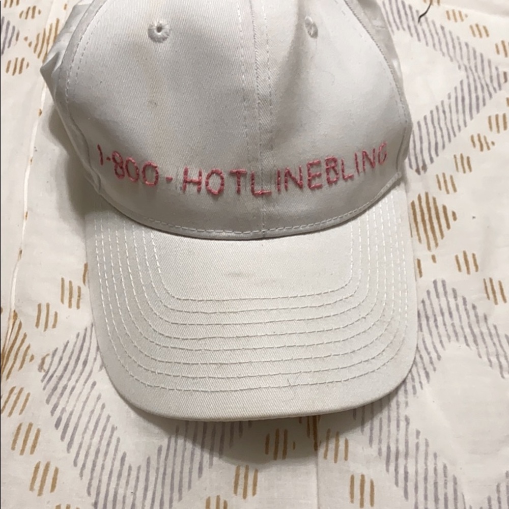 hotline bling embroidered hat
